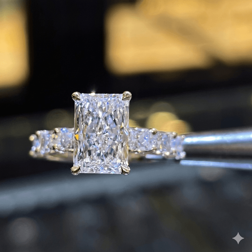 Emerald Cut Diamond Ring
