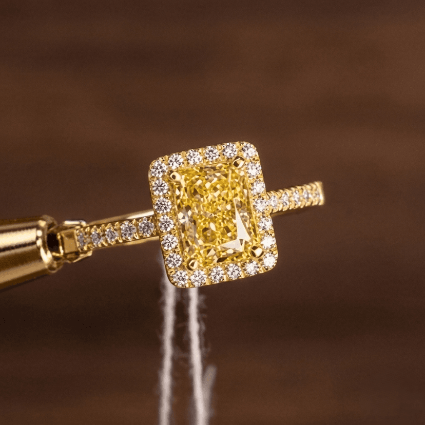 Marquise Halo Bridal Ring