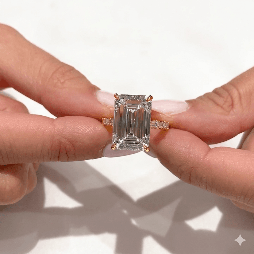 Marquise Cut Pave Diamond Ring