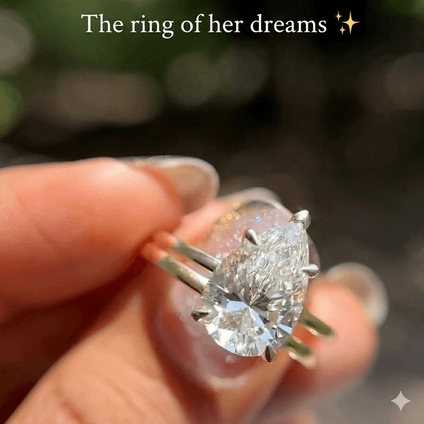 Oval Cut Floral Halo Ring