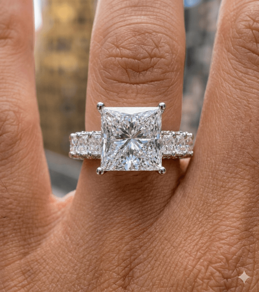 Oval Cut Diamond Bridal Ring